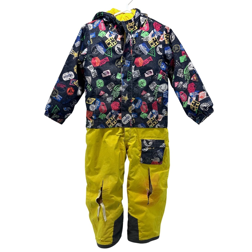The North Face Toddler Kids Ski Snowsuit Jumpsuit Winter Snow Gear 4T 4B